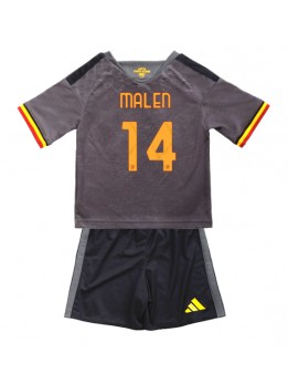 Otroški Nogometna dresi replika AS Roma Donyell Malen #14 Tretji 2026-27 Kratek rokav (+ hlače)